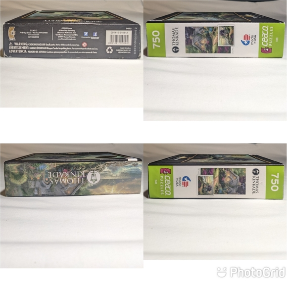 Puzzle Metallic 750 pc Nature Cottage Kinkade A New Day Dawning Special Edition - Picture 7 of 9